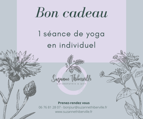 Bon cadeau yoga ind - Suzanne Thiberville, Naturopathe